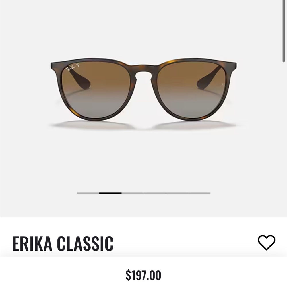 Ray Ban Erika Classic Sunglasses- Light Havana